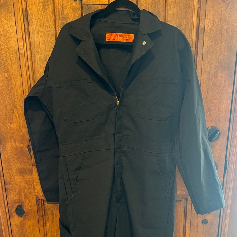 Mens Twill Action Back Coverall - Picture 3 of 8